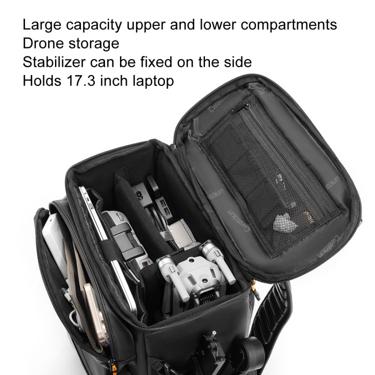 Cwatcun D141 Shoulder Drone Bag Large Capacity Multifunctional Waterproof Photography SLR Camera Bag, D141