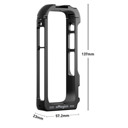 For Insta360 X4 aMagisn Quick-release Plastic Rabbit Cage Expansion Frame, Quick-release Plastic Frame