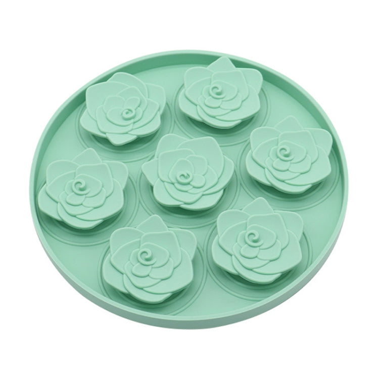 Rose Shaped Pet Lick Pads Dogs Silicone Slow Eating Mat