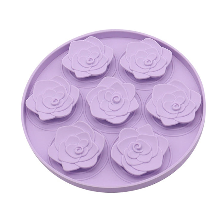 Rose Shaped Pet Lick Pads Dogs Silicone Slow Eating Mat