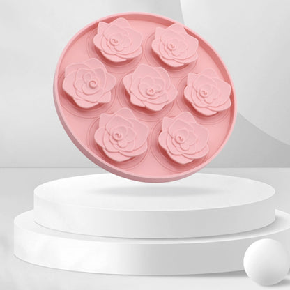 Rose Shaped Pet Lick Pads Dogs Silicone Slow Eating Mat