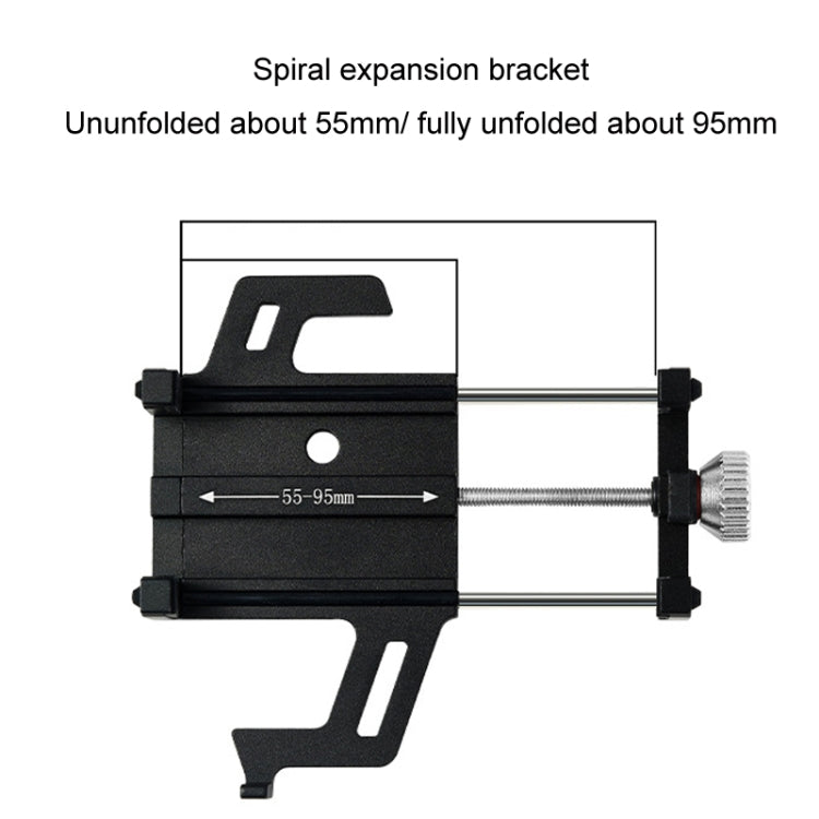 Aluminum Alloy Motorcycle Bicycle Navigation Mobile Phone Holder