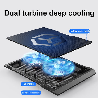 ICE COOREL S511 Laptop Radiator Heightening Bracket, Single Fan, Dual-fans no Speed Regulation, Dual-fans with Speed Regulation