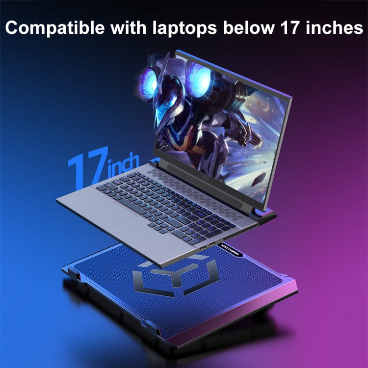 ICE COOREL S511 Laptop Radiator Heightening Bracket, Single Fan, Dual-fans no Speed Regulation, Dual-fans with Speed Regulation