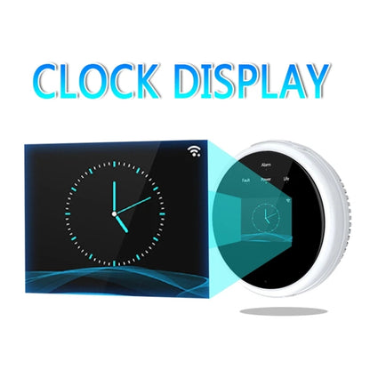Tuya WiFi Gas Leak Detector With Temperature Clock Function Support Human Voice Alarm, GS21
