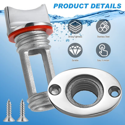 Stainless Steel Water Plug For Kayak Stern Drain, 1pc, 2pcs