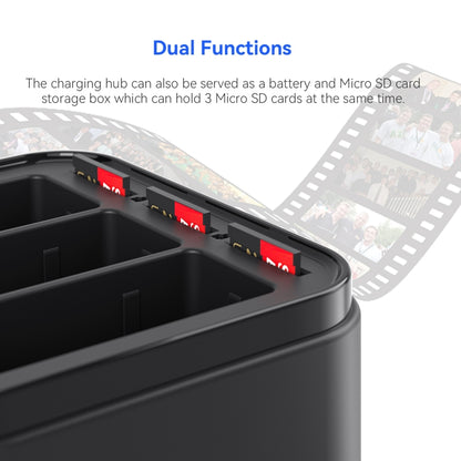 For GoPro HERO13 Black AMagisn Battery Charger Charging Seat, For GoPro HERO13 Black