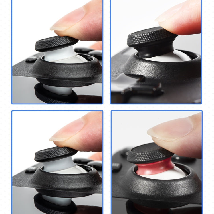 12pairs Silicone Joystick Protectors For Steam Deck / PS4 / PS5 / Switch / Xbox, 12pairs Mixed Color