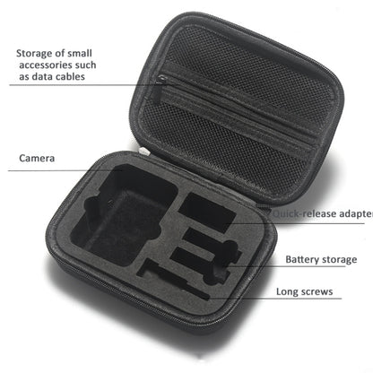 For DJI OSMO Action 5 Pro / Action 4 / Action 3 Camera Storage Bag Hard Shell Protective Case, For DJI Action 5 Pro / 4 /  3