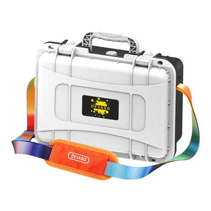 DEVASO For Switch / OLED IP67 Waterproof Storage Case Hardshell Bag, Orange Blue, Black White, Black, Orange Blue+Shoulder Strap, Black White+Shoulder Strap, Black+Shoulder Strap