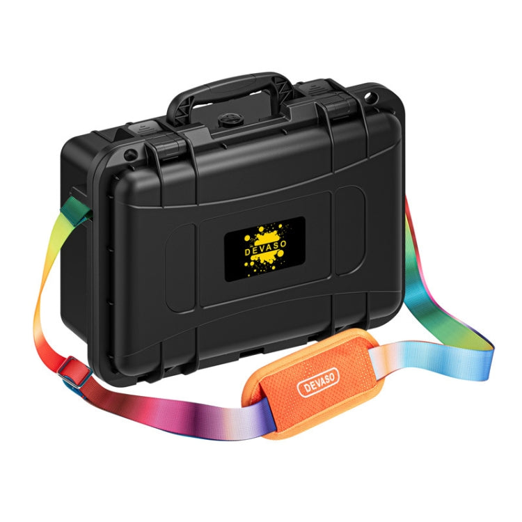 DEVASO For Switch / OLED IP67 Waterproof Storage Case Hardshell Bag, Orange Blue, Black White, Black, Orange Blue+Shoulder Strap, Black White+Shoulder Strap, Black+Shoulder Strap