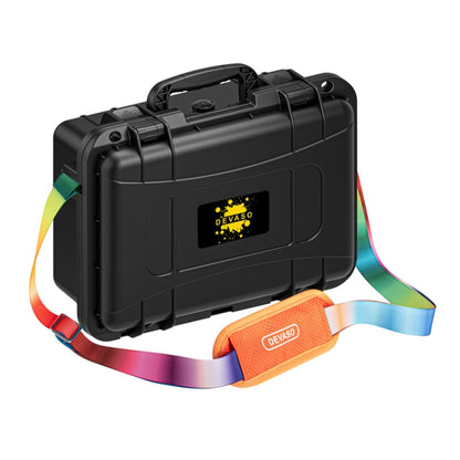 DEVASO For Switch / OLED IP67 Waterproof Storage Case Hardshell Bag, Orange Blue, Black White, Black, Orange Blue+Shoulder Strap, Black White+Shoulder Strap, Black+Shoulder Strap