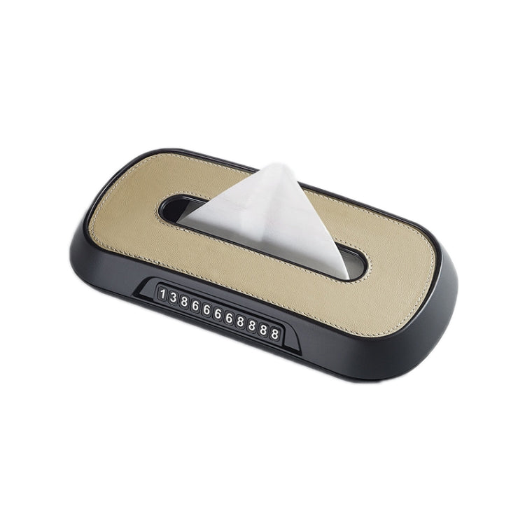 Car Sun Visor Hanging Sunroof Seat Back Tissue Box, Leather Black, Leather Beige, Leather Brown, Leather Red, Suede Dark Gray, Suede Beige, Suede Brown, Suede Red