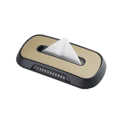 Car Sun Visor Hanging Sunroof Seat Back Tissue Box, Leather Black, Leather Beige, Leather Brown, Leather Red, Suede Dark Gray, Suede Beige, Suede Brown, Suede Red