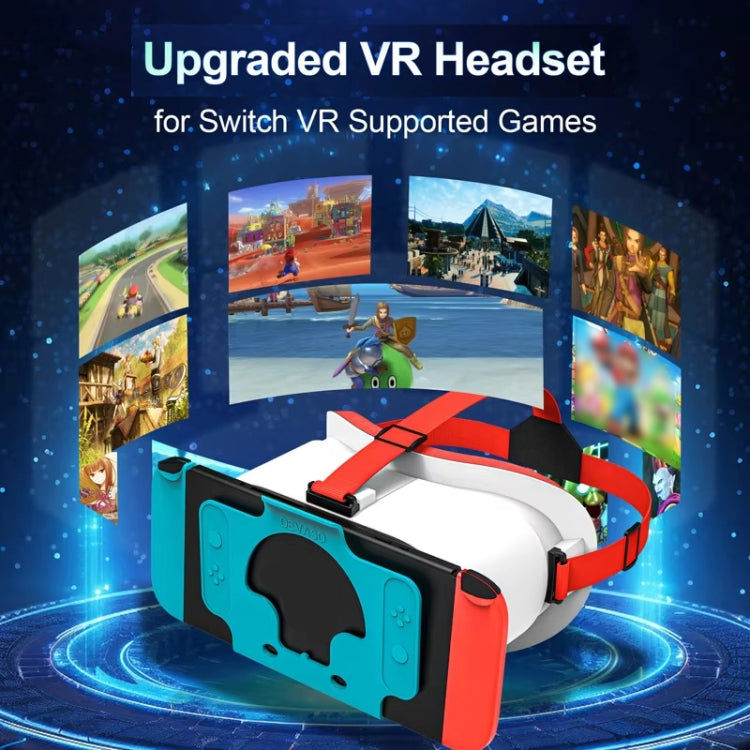 DEVASO Compatible With Switch / Switch OLED Gaming Console VR Glasses, 1127225