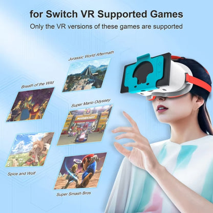 DEVASO Compatible With Switch / Switch OLED Gaming Console VR Glasses, 1127225
