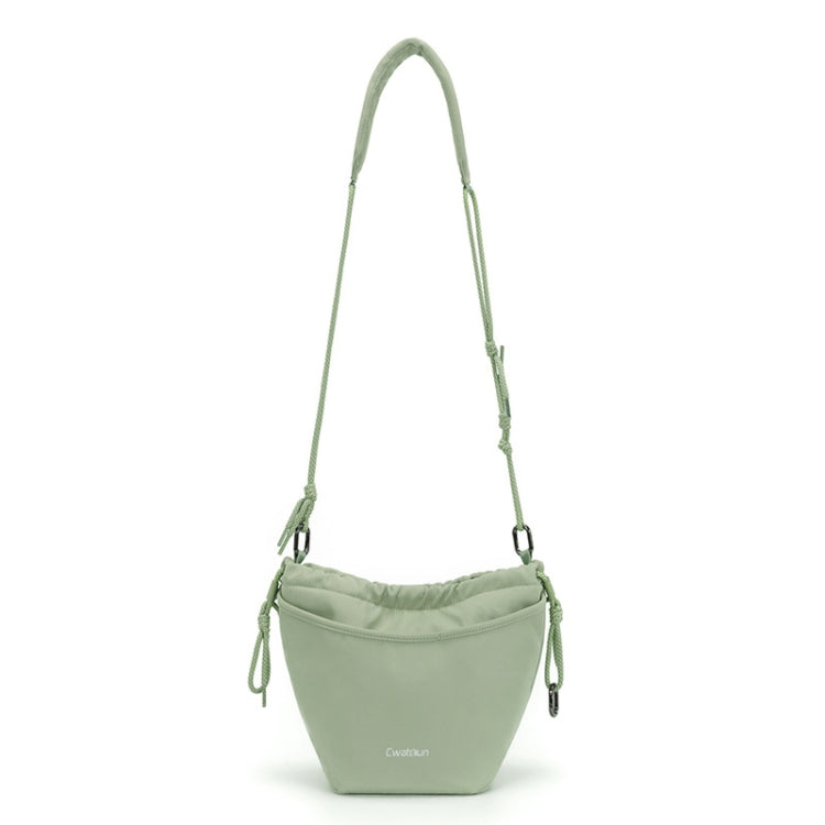 Cwatcun D159 Cloud Drawstring Camera Bag Shoulder Crossbody Photo Bag