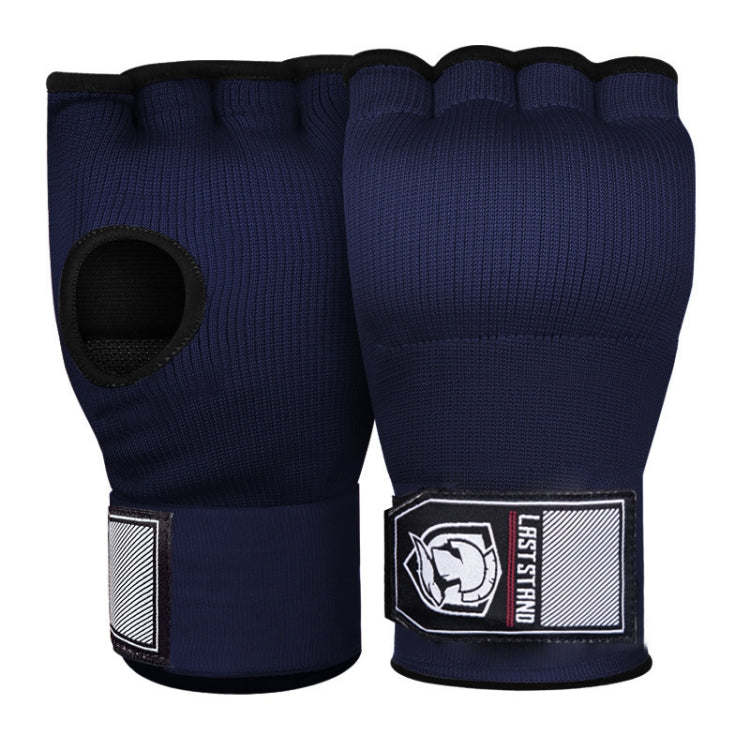 LASTSTAND Half Finger Gel Boxing Gloves Sanda Wrist Guard Bandage, Free Size