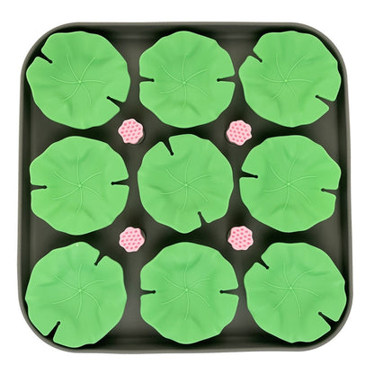 Lotus Leaf Silicone Pet Licking Pad Cats And Dogs Anti Choking Slow Eating Mat