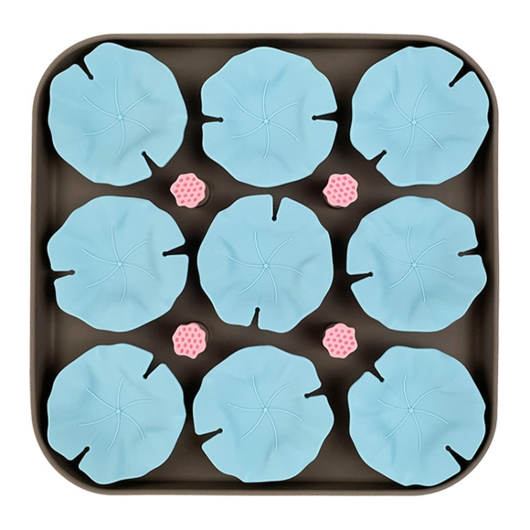 Lotus Leaf Silicone Pet Licking Pad Cats And Dogs Anti Choking Slow Eating Mat