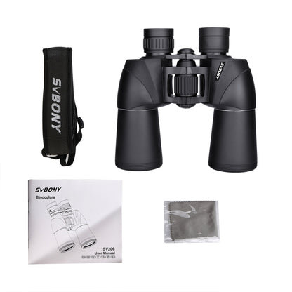 SVBONY SV206 10x50 IPX6 Waterproof Binoculars, SV206 10x50