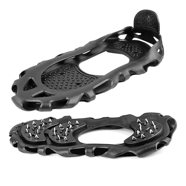 30 Point Cleats Crampons Spikes for Walking, Jogging, Hiking, Mountaineering Ice Snow Grips, S, M, L, XL