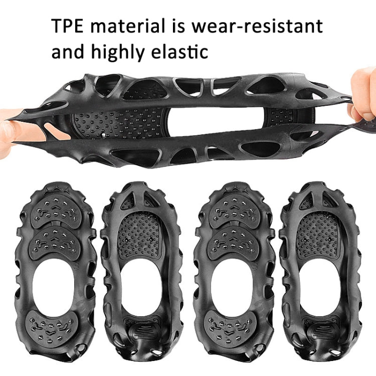 30 Point Cleats Crampons Spikes for Walking, Jogging, Hiking, Mountaineering Ice Snow Grips, S, M, L, XL
