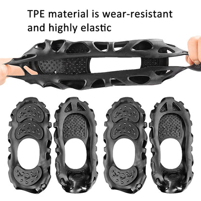 30 Point Cleats Crampons Spikes for Walking, Jogging, Hiking, Mountaineering Ice Snow Grips, S, M, L, XL