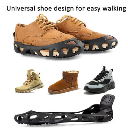 30 Point Cleats Crampons Spikes for Walking, Jogging, Hiking, Mountaineering Ice Snow Grips, S, M, L, XL