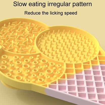 Ice-Cream Silicone Pet Licking Tray Cats And Dogs Anti-Choking Slow Eating Pad