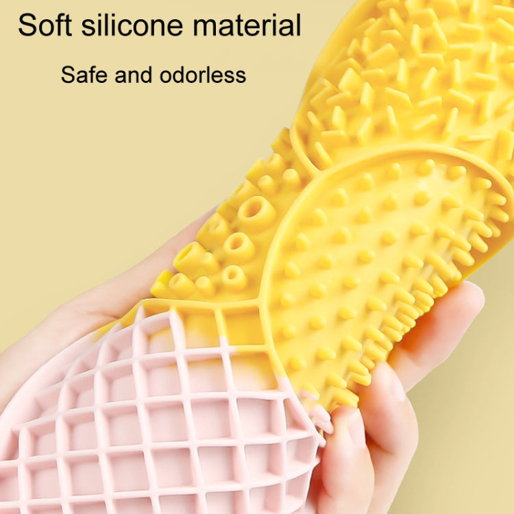 Ice-Cream Silicone Pet Licking Tray Cats And Dogs Anti-Choking Slow Eating Pad