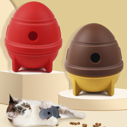 Pet Gnawing And Teething Educational Feeder Cats And Dogs Space Ship Funnel Toys