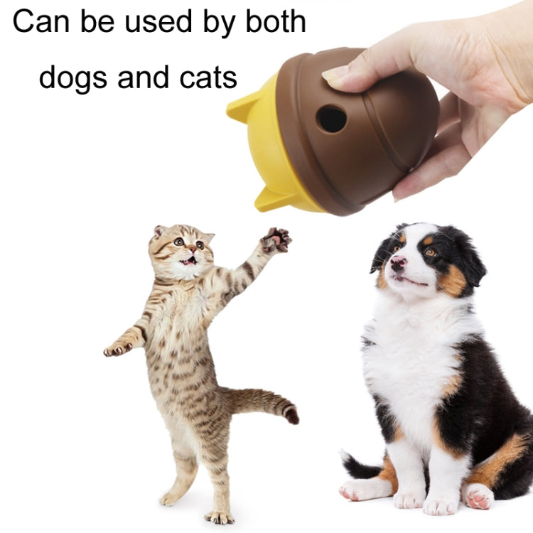 Pet Gnawing And Teething Educational Feeder Cats And Dogs Space Ship Funnel Toys