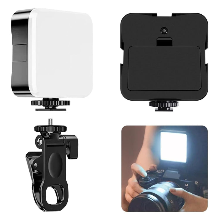 Clip Fill Light with PTZ Video Conference Mobile Phone Camera Photography Lamp, Battery Type 3-color Light, Rechargeable 3-color Light, Rechargable RGB Light, Battery Type White Light