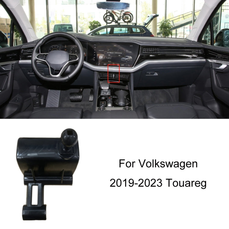 For Volkswagen Car Air Outlet Modified Mobile Phone Holder Base, 19-22 Sagitar, 19-22 Tayron/ Tayron X, 19-23 Touareg, 19-21 Tharu, 20 Viloran, 19-23 T_Cross/20-21 TACOUA, 21-23 Teramont/Teramont X/Viloran, 22 Tiguan L/Tiguan X, 21 Golf 8, 21 CC       ...