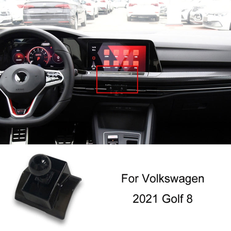 For Volkswagen Car Air Outlet Modified Mobile Phone Holder Base, 19-22 Sagitar, 19-22 Tayron/ Tayron X, 19-23 Touareg, 19-21 Tharu, 20 Viloran, 19-23 T_Cross/20-21 TACOUA, 21-23 Teramont/Teramont X/Viloran, 22 Tiguan L/Tiguan X, 21 Golf 8, 21 CC       ...