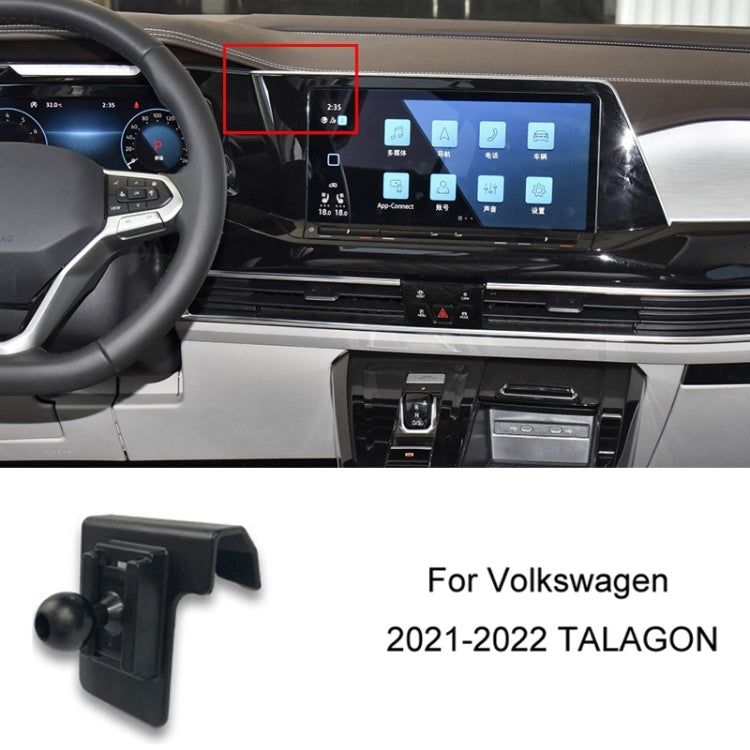 For Volkswagen Car Air Outlet Modified Mobile Phone Holder Base, 19-22 Sagitar, 19-22 Tayron/ Tayron X, 19-23 Touareg, 19-21 Tharu, 20 Viloran, 19-23 T_Cross/20-21 TACOUA, 21-23 Teramont/Teramont X/Viloran, 22 Tiguan L/Tiguan X, 21 Golf 8, 21 CC       ...