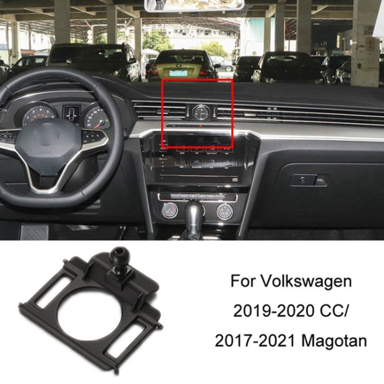 For Volkswagen Car Air Outlet Modified Mobile Phone Holder Base, 19-22 Sagitar, 19-22 Tayron/ Tayron X, 19-23 Touareg, 19-21 Tharu, 20 Viloran, 19-23 T_Cross/20-21 TACOUA, 21-23 Teramont/Teramont X/Viloran, 22 Tiguan L/Tiguan X, 21 Golf 8, 21 CC       ...