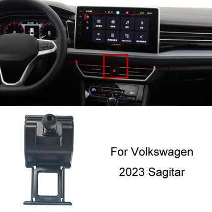 For Volkswagen Car Air Outlet Modified Mobile Phone Holder Base, 19-22 Sagitar, 19-22 Tayron/ Tayron X, 19-23 Touareg, 19-21 Tharu, 20 Viloran, 19-23 T_Cross/20-21 TACOUA, 21-23 Teramont/Teramont X/Viloran, 22 Tiguan L/Tiguan X, 21 Golf 8, 21 CC       ...