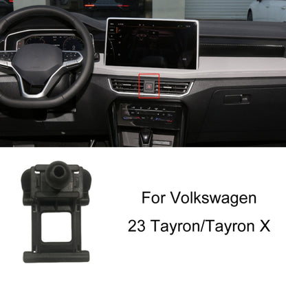 For Volkswagen Car Air Outlet Modified Mobile Phone Holder Base, 19-22 Sagitar, 19-22 Tayron/ Tayron X, 19-23 Touareg, 19-21 Tharu, 20 Viloran, 19-23 T_Cross/20-21 TACOUA, 21-23 Teramont/Teramont X/Viloran, 22 Tiguan L/Tiguan X, 21 Golf 8, 21 CC       ...