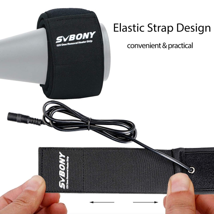SVBONY SV192 Lens Defogging Strip 560mm Heating Strip Three Levels Temperature Adjustable, SV192