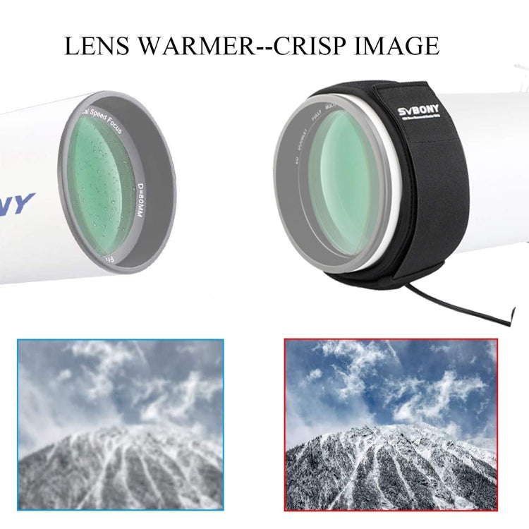 SVBONY SV192 Lens Defogging Strip 560mm Heating Strip Three Levels Temperature Adjustable, SV192