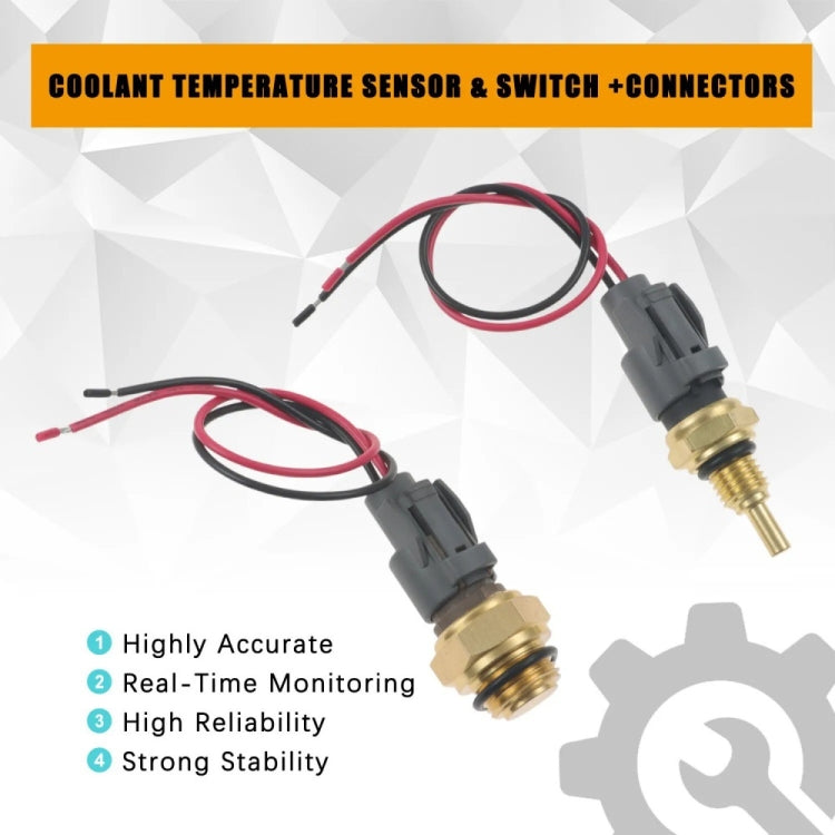 For Honda Civic Radiator Coolant Fan Switch Temperature Sensor Plus Wiring Harness, For Honda Civic