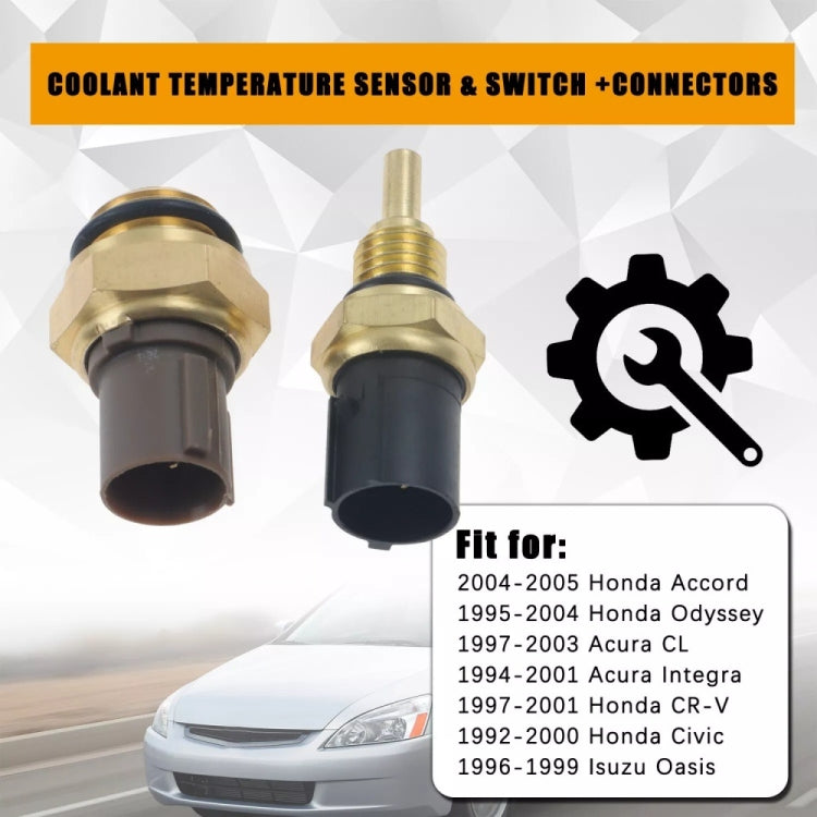 For Honda Civic Radiator Coolant Fan Switch Temperature Sensor Plus Wiring Harness, For Honda Civic