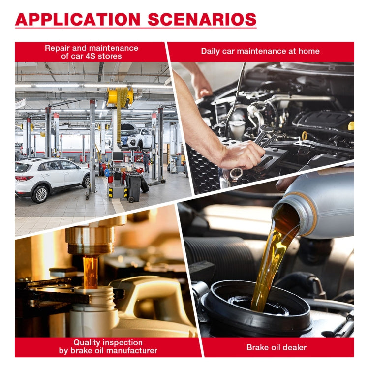 HABOTEST Automobile Motorcycle Brake Fluid Moisture Tester