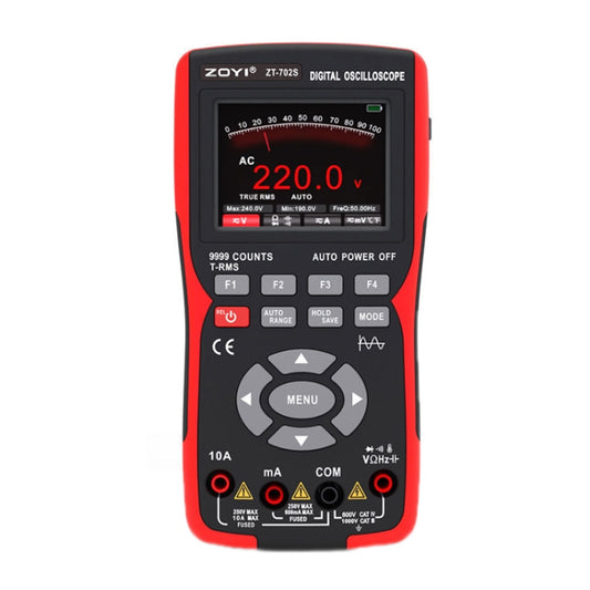 ZOYI Color Screen Multifunctional Handheld Digital Oscilloscope Multimeter, ZT702S