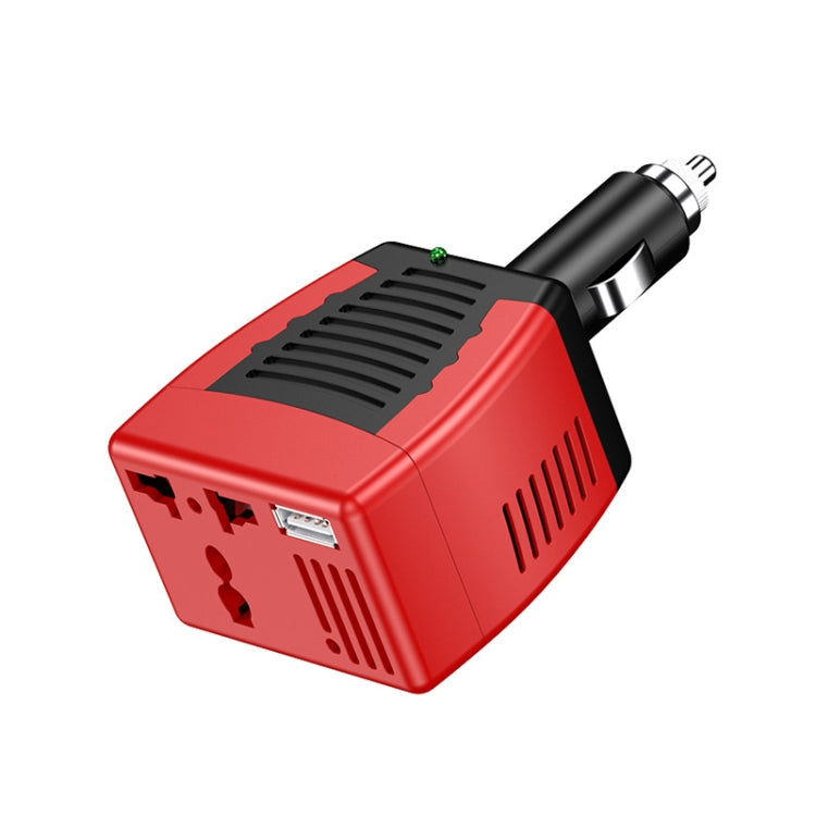 75W Car Inverter Voltage Conversion USB Port Charger, 12V To 220V 0.5A Red, 12V To 110V 0.5A Red, 12V To 220V 0.5A Black, 12 To 110V 0.5A Black, 12V To 220V 2.1A Red, 12V To 110V 2.1A Black, 12V To 220V 2.1A Black, 12V To 110V 2.1A Red