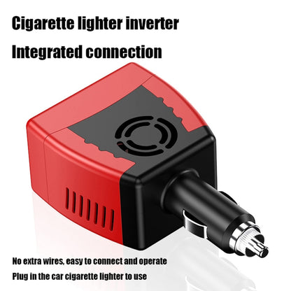 75W Car Inverter Voltage Conversion USB Port Charger, 12V To 220V 0.5A Red, 12V To 110V 0.5A Red, 12V To 220V 0.5A Black, 12 To 110V 0.5A Black, 12V To 220V 2.1A Red, 12V To 110V 2.1A Black, 12V To 220V 2.1A Black, 12V To 110V 2.1A Red