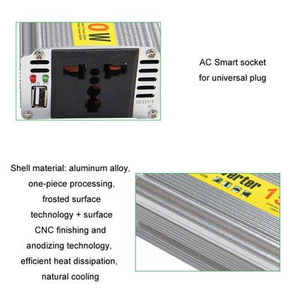 150W Car Inverter Modified Wave Automotive Power Conversion, 12V To 220V, 12V To 110V
