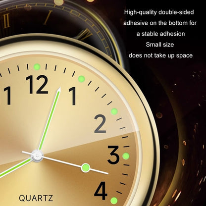 Car Digital Electronic Quartz Luminous Clock, Ruby Red+Air Outlet Clip, Ruby Blue+Air Outlet Clip, Gold+Air Outlet Clip, White+Air Outlet Clip, Black+Air Outlet Clip